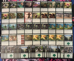 MTG - FUNGUS SAPROLING TOKEN DECK - VERDANT FORCE, THE FIRST IROAN GAMES, SPORE - Image 1