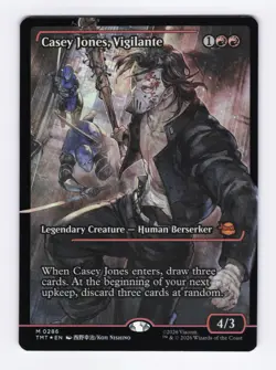 Casey Jones, Vigilante (Showcase Foil) 0286 MTG Teenage Mutant Ninja Turtles TMT - Image 1