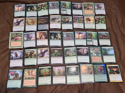 MTG Lot of 40 CREATURES-(TREES/PLANTS/FUNGUS)Myconid Spore Tender(FOIL)Bloom Hul - Image 1
