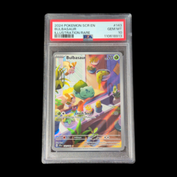 2024 Pokemon Bulbasaur Illustration Rare Stellar Crown PSA 10 #143 - Image 1
