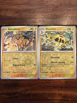 Pokemon TCG Electabuzz 046/142 & Electivire 047/142 Reverse Holo LOT! - Image 1