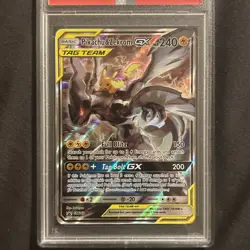 2019 POKEMON SM BLACK STAR PROMO #SM168 FULL ART/PIKACHU & ZEKROM GX PSA 9 - Image 2