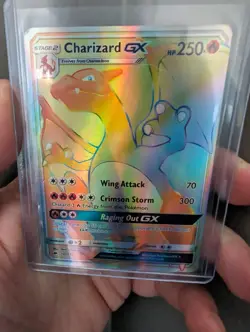 Charizard GX (Secret) Secret Rare SM - Burning Shadows 150/147 MP Pokemon TCG - Image 1