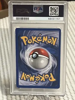 1999 Pokemon Vaporeon Holo Jungle #12 PSA EX - Image 2