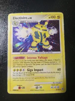 Electivire 3/130 HOLO RARE Pokemon Diamond & Pearl Base Set MP - Image 1