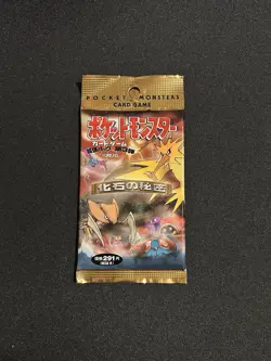 1996 Pocket Monsters Fossil 291 Booster Pack Factory Sealed Japan Pokemon - Image 1