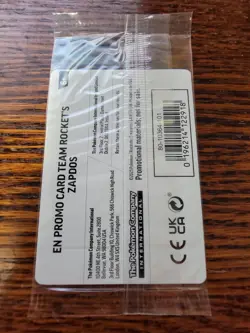 Zapdos Team Rocket DESTINED RIVALS 72/182 Game Stop Promo SEALED - Image 2