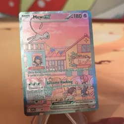 Pokemon TCG Mew ex Full Art Holo Promo Basic 180HP Scarlet & Violet 053 English - Image 1