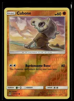 2018 Sun & Moon - Forbidden Light, Cubone Basic/Common #57 - Image 1