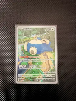 NM/LP++ Pokemon Center Snorlax #51 Scarlet & Violet Stamped Black Star Promo - Image 1