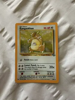 Pokemon TCG Kangaskhan Jungle 5/64 Holo Unlimited Holo Rare - Image 1