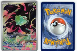BULBASAUR 133/132 ILLUSTRATION RARE MEGA EVOLUTION POKEMON LP - Image 1