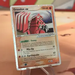 Pokemon Groudon ex Promo Holo Basic Nintendo 038 100 HP 2006 English - Image 1