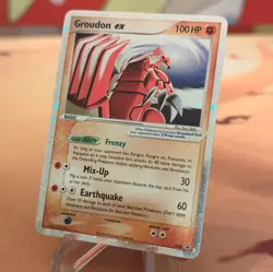 Pokemon Groudon ex Promo Holo Basic Nintendo 038 100 HP 2006 English - Image 2