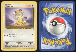 Pokemon TCG | Meowth 80/130 | Common | Base Set 2 | Moderately Played - Image 1