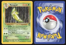 Pokemon TCG | Metapod 81/130 | Common | Base Set 2 | Moderately Played - Image 1