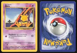 Pokemon TCG | Abra 65/130 | Common | Base Set 2 | Moderately Played - Image 1