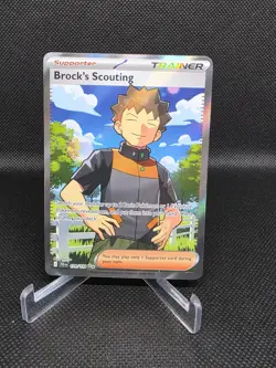 Brock's Scouting 179/159 Sv09: Journey Together Holo -Pokemon TCG - Image 1