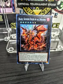 Yu-Gi-Oh! Blaze, Supreme Ruler of all Dragons MP25-EN146 Prismatic Secret Rare - Image 1
