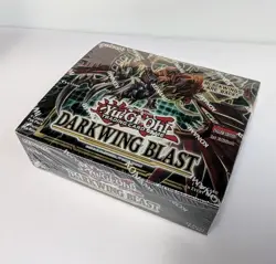 YUGIOH Darkwing Blast Booster Box of 24 1st Edition Packs - Image 1