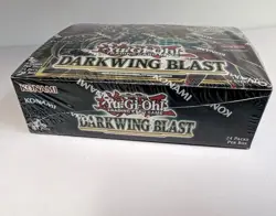 YUGIOH Darkwing Blast Booster Box of 24 1st Edition Packs - Image 2