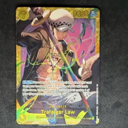 Trafalgar Law OP10-119 Secret Rare Foil Royal Blood 9000 Power One Piece CCG - Image 1