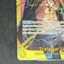 Trafalgar Law OP10-119 Secret Rare Foil Royal Blood 9000 Power One Piece CCG - Image 3