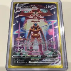 Pokemon TCG Deoxys VMAX GG45/GG70 Ultra Rare Card Crown Zenith Galarian Gallery - Image 1