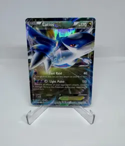 Latios EX 58/108 XY Roaring Skies Pokemon Card TCG Ultra Rare Holo NM - Image 1