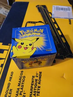 1999 Pokemon Pikachu 23K Gold-Plated Trading Card Burger King Blue Box SEALED - Image 2