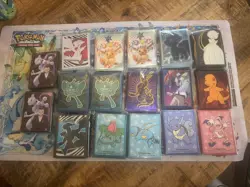 Pokemon TCG: ETB Card Sleeve Lot (17 Pokemon TCG Sleeves) - Image 1