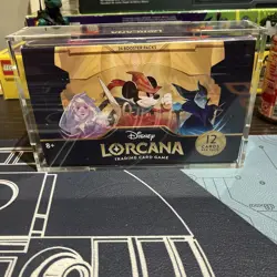 Disney Lorcana Trading Card Game The First Chapter Booster Box Sealed W Acrylic 4050368981905 - Image 1