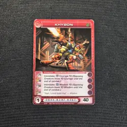 Chaotic TCG 1st Edition Dawn Of Perim Khybon Uncommon Card 38/232 - Image 1