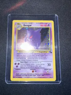 Pokemon TCG Gengar Fossil Holo Card 5/62 Unlimited Rare - Image 2