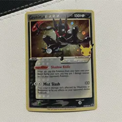 Pokemon Greninja Gold Star 💫 SWSH144 Promo Sword & Shield Holo Card English TCG - Image 1
