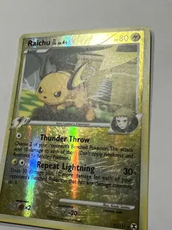 2009 Pokemon Raichu Card Reverse Holo 31/111 Nintendo Platinum Rising Rivals - Image 3