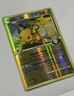 2009 Pokemon Raichu Card Reverse Holo 31/111 Nintendo Platinum Rising Rivals - Image 5
