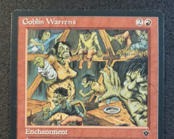 Goblin Warrens [Fallen Empires] Magic MTG CARD NEAR MINT (DS3D1B8) - Image 3