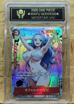 NEFERTARI VIVI Waifu Goddess Manga Card CUSTOM MADE Black label - Image 1