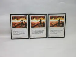 FIRE AND BRIMSTONE X3 MAGIC THE GATHERING THE DARK 1994 VINTAGE MTG CARD #419 - Image 2
