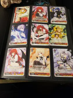HIGH SCHOOL DXD Weiss Schwartz CARDS PLUS prism KEPT IN BINDER See Pics - Image 1