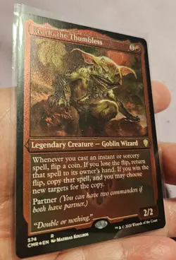 🔥 MTG - Krark, the Thumbless - Commander CMR RARE Etched FOIL #574 M/NM🔥 - Image 2