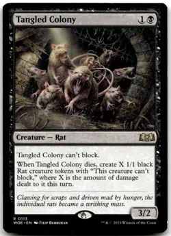 MTG Tangled Colony R Wilds of Eldraine 113 LP - Image 1