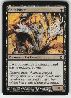 MTG Saviors of Kamigawa #70 Gnat Miser FOIL Lightly played tcg - Image 1