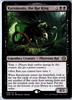 Phyrexia: All Will Be One #98 Karumonix, the Rat King - Image 1
