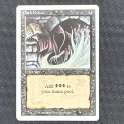 Magic: The Gathering Dark Ritual Revised Edition Black Instant Sandra Everingham - Image 1