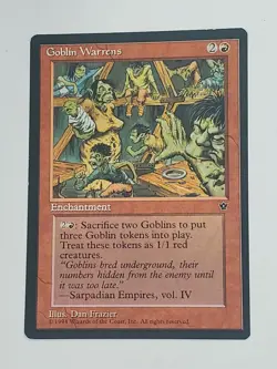 MTG Goblin Warrens (Fallen Empires/Red/R) - BGM - Image 1
