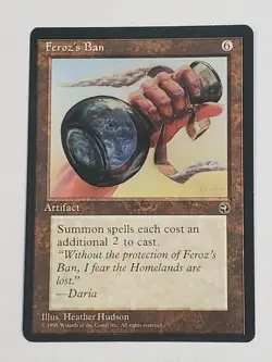 MTG Feroz's Ban (Homelands/Artifact/R) - BGM - Image 1