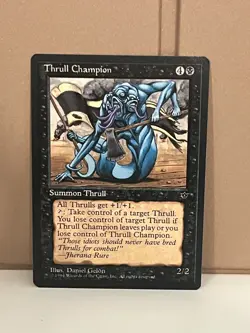 Thrull Champion- MTG Fallen Empires - RARE Near Mint, Magic The Gathering CCG - Image 1