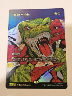 Beast Within (Borderless) Marvel Universe Eternal-Legal Foil - Image 1